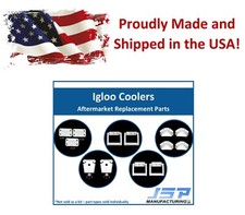 Igloo Cooler Aftermarket Replacement Parts Hinges, Latches, 2 or 4 Hole Handles