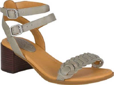 Sperry Top Sider Women's Gold Cup Vivian Mora Grey Heeled Sandal 10 M