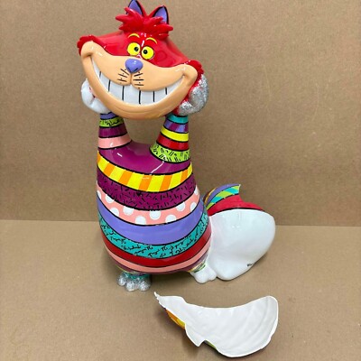 Disney Britto Cheshire Cat Riesen Figur 6001009 beschädigt