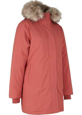 Neu Daunenjacke 40 Marsalabraun Damen Kapuzen-Jacke Mantel