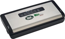 NEW! LEM MaxVac 100 Black Stainless Steel Food Vacuum Sealer