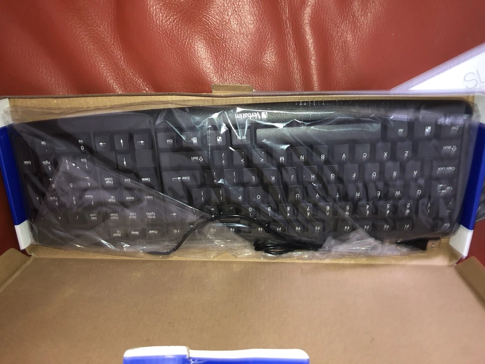 VERBATIM(R) 99201 Verbatim Slimline Corded USB Keyboard - Image 2 of 4