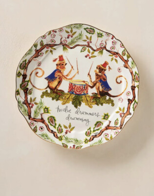 Anthropologie Inslee Fariss Twelve Days of Christmas Menagerie