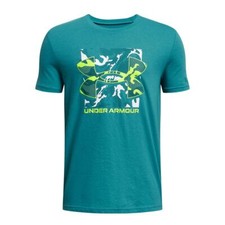 Under Armour Boy s Box Logo Camo Tee