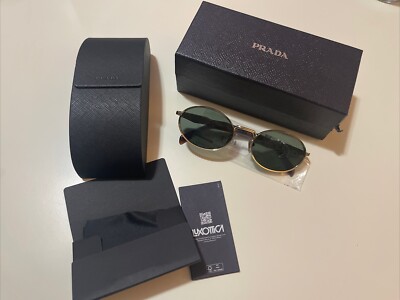 PRADA PR65ZS ZVN70L Pale Gold/Dark Green 55-20-140  display picture 3