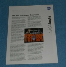 2007 NASA Facts STS-117 Building On Experience Space Shuttle Mission Details