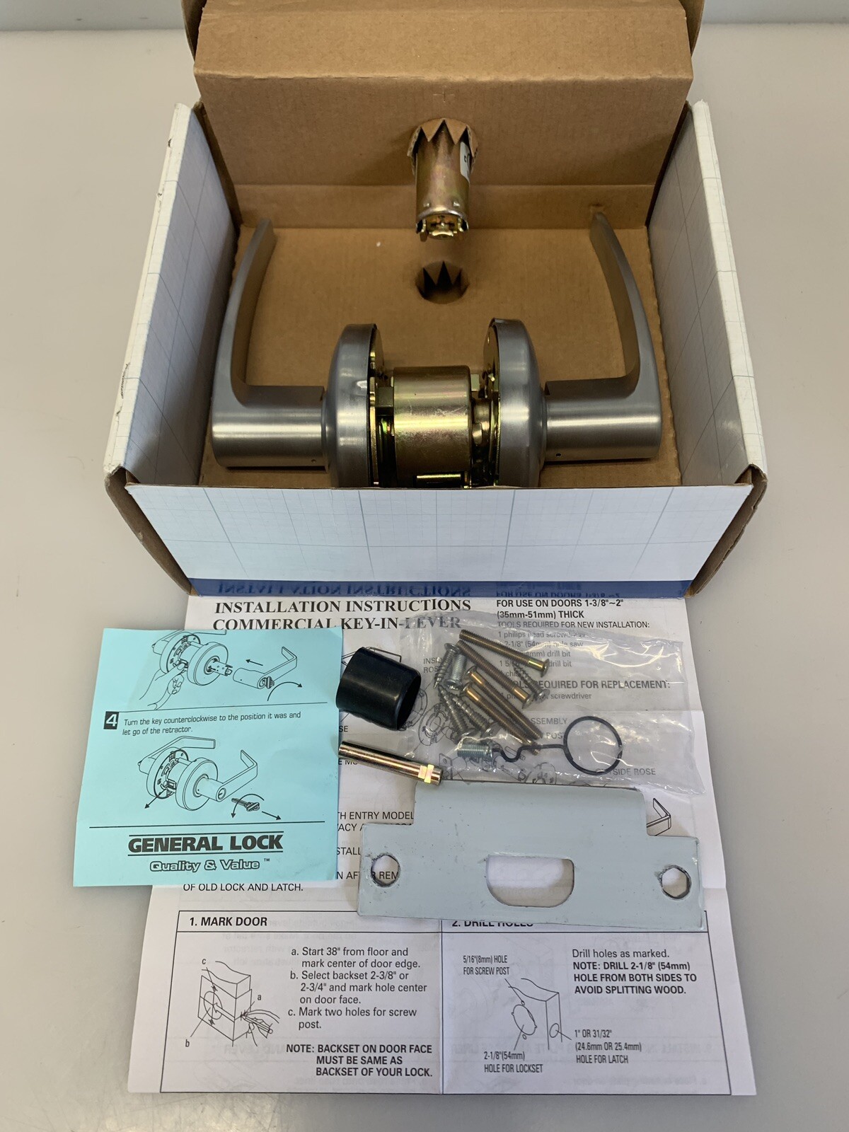 General Lock Grade 2 Lever Set LX253S 626 C 234 ANSI eBay