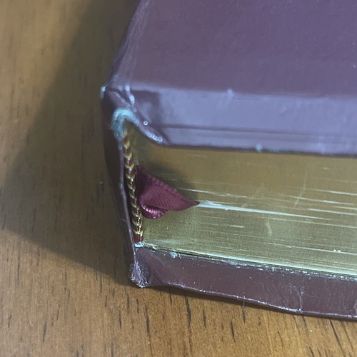 The NIV Rainbow Study Bible Bold Line Edition Burgundy 1992 Pastor Color Coded - Imagen 22 de 24