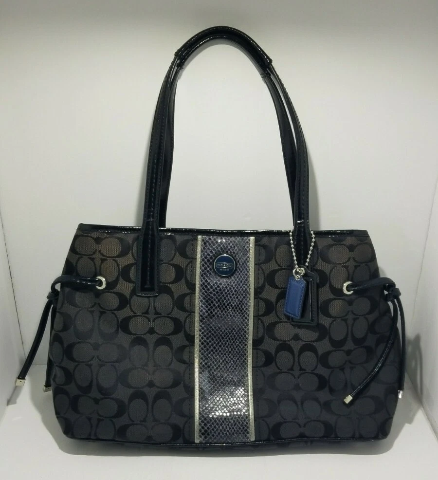 Coach Python Tote Striped Bags & Handbags for Women for sale | eBay