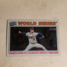Topps 2026 Heritage World Series Highlights #313 Los Angeles Dodgers MLB Card