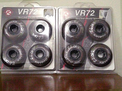 Kryptonics In-Line Skate Wheels - set of 8, rare bronze color! NEW!