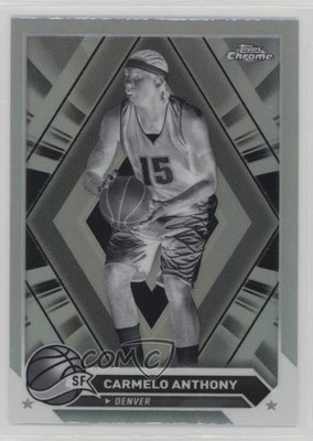2023-24 Topps Chrome Negative Refractor Carmelo Anthony #27 HOF 10p6