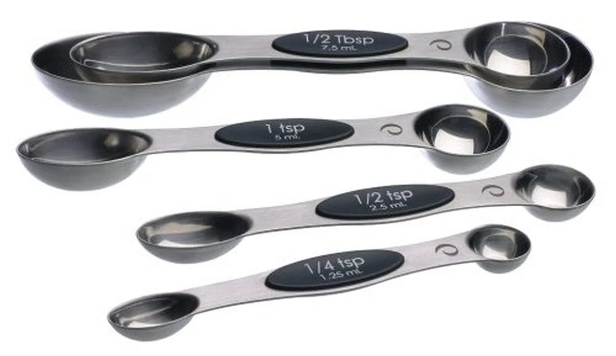 PrepWorks 5pc Measuring Spoons Set – Stainless Steel, Accurate Measurements f...
