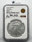 2025(P) Silver Eagle - Eagle Privy NGC MS70 Mark Salzberg Signed