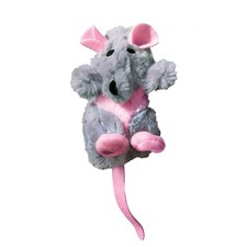 KONG - Refillables Rat - Refillable Catnip Toy (Colors Vary), Grey