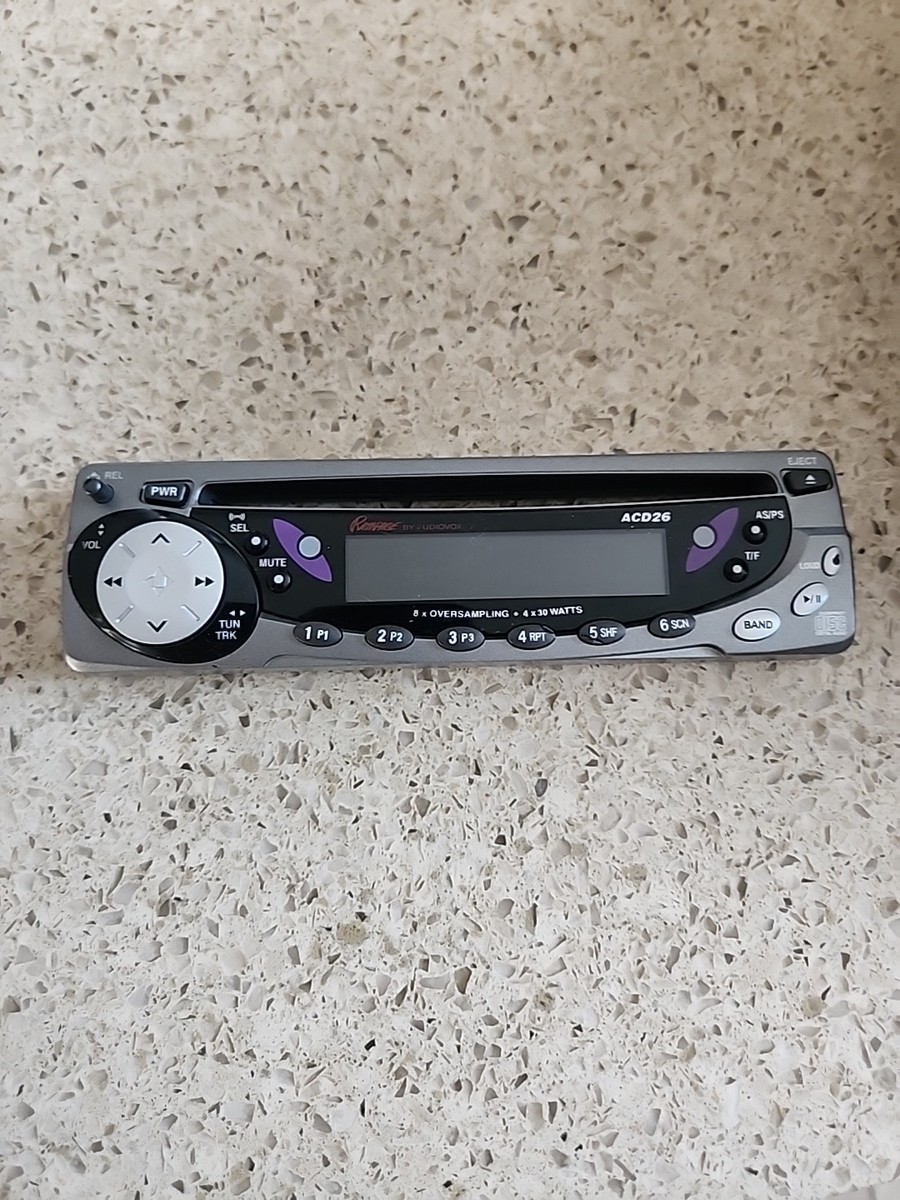 Audiovox Rampage Acd26 AM/FM Cd Radio Faceplate Only | eBay