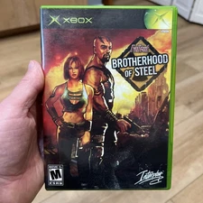Fallout: Brotherhood of Steel (Microsoft Xbox, 2004) Complete CIB - Reg Card