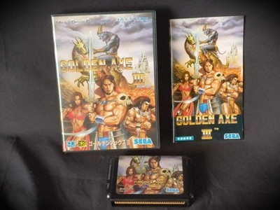 Golden Axe 3 Sega Mega Drive (Genesis ) Shooter Spiel Cartrigde mit Box