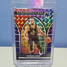 2021-22 Panini Mosaic STEPHEN CURRY Stained Glass No. 3 Prizm SSP Warriors