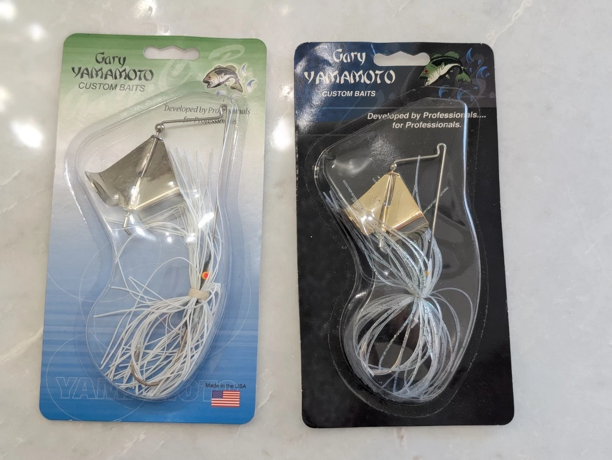 Décalcomanie Gary Yamamoto Custom Baits - Autocollant Vinyle Pêche 13cm - Rare