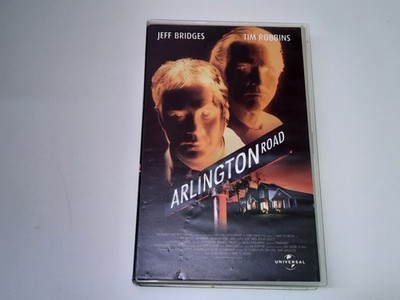 Arlington Road 1999 Uncut VHS German PAL Video Großbox Tim Robbins Jeff Bridges
