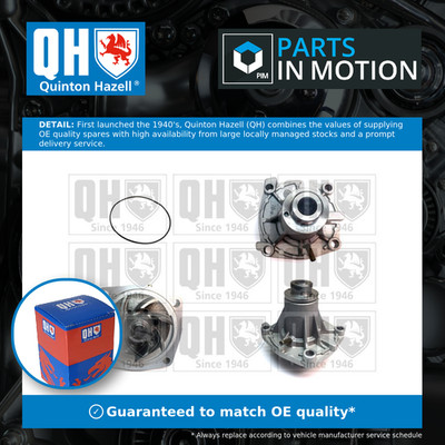 Water Pump fits ALFA ROMEO 155 167 2.5D 93 to 95 Coolant QH 60513608 60555999