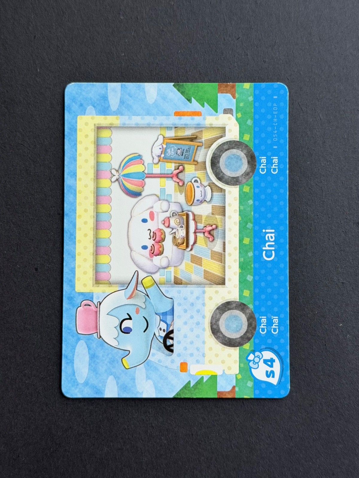 Amiibo Animal Crossing Sanrio Chai S4 carte de collection occasion cadeau pour fan de Nintendo