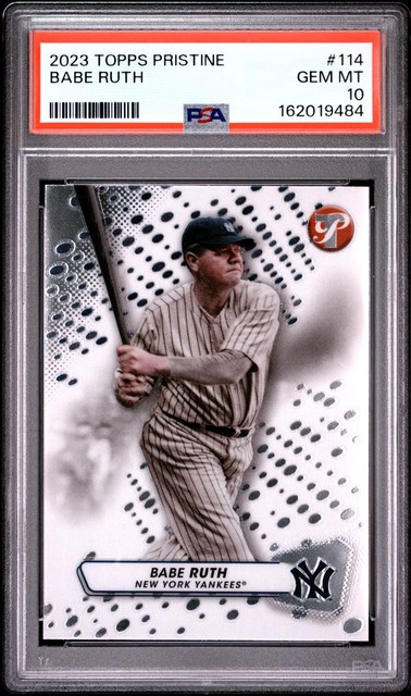Babe Ruth - 2023 Topps Pristine #114 PSA 10