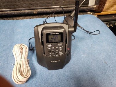 Plantronics CT14 Cordless Headset Phone System Base & Dial Pad Untested parts