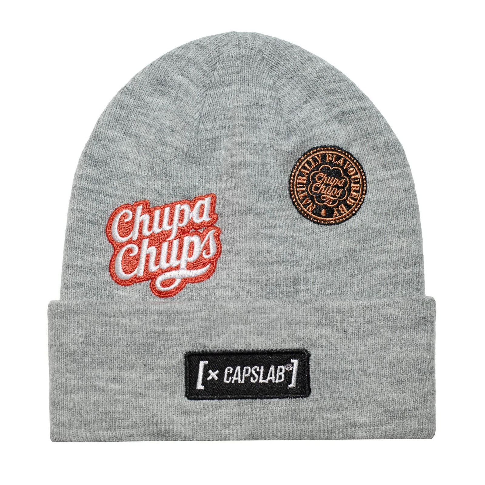 Capslab Chupa Chups Badges Beanie Unisex Knit Logo Patch Embroidery New