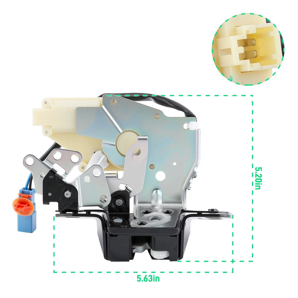 Actuador de potencia de cierre de puerta trasera para Honda Odyssey 1999-2004 74801-S2G-003 Foto 2 de 4