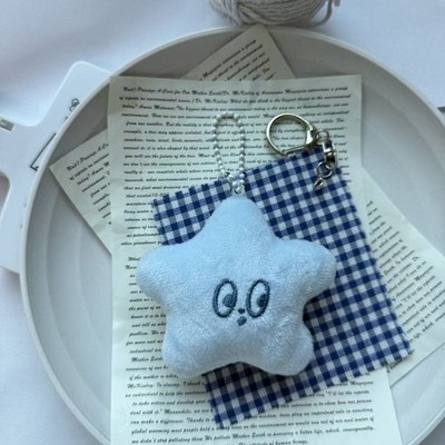 Kpop Idol NCT 127 Blue Starfish Doll Keyring Plush Pentagonal Star