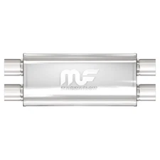 MagnaFlow 12469 Muffler 3" Inlet/Dual 3" Outlet Stainless Steel Natural Each