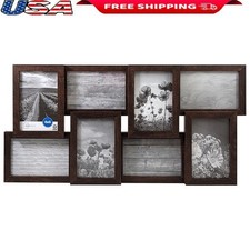 8 Opening Collage Picture Frame 4x6 Photos Horizontal Vertical Wall Display New