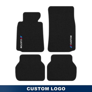 Tapis de sol pour voiture BMW M5 E39 1998-2003 Linges de velours de tapis noir sur mesure
