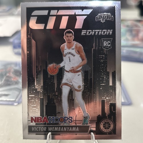 Victor Wembanyama #25 2023 Panini Hoops Premium Stock City Edition card