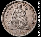 1857 Seated Liberty Dime- Extra Fine- Scarce Better Date- No Reserve #J9103