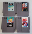 Y-175 VINTAGE NES GAME CARTRIDGES-PAC-MAN, RAD RACER, SUPER MARIO BROS., +!