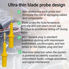 ZIBOO PPTK0005 Test Probe Adapter Kit, Automotive Diagnostic Car Test Tool