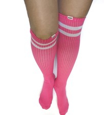 RARE Victoria' Secret PINK The Knee High Socks Fancy Pink NWOT One Size