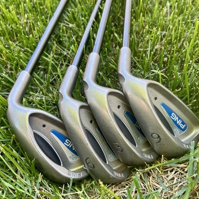 Ping G2 Iron Set 6, 8, 9, W Black Dot TFC 100 Tip Flex Stiff Graphite Shaft RH