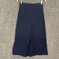 Babaton Aritzia Manolo Wide Leg Cropped Pant in Navy Blue Size 6