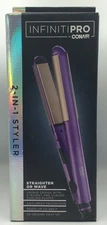 InfinitiPro by Conair 2-in-1 Hair Styler, Straightener & Curler