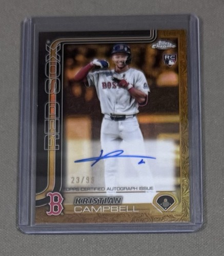 2025 Topps Gilded Collection #23 Kristian Campbell | Baseball Card