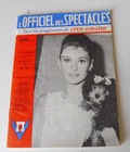 AUDREY HEPBURN ,French programme spectacles 1962