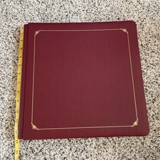 Creative Memories 12 x 12 Album Mahagony Flex-Hinge w/15 White Pages