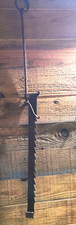 ANCIENNE CREMAILLERE CHEMINEE FER FORGE 19 ème   0.76 m à 1.13 m