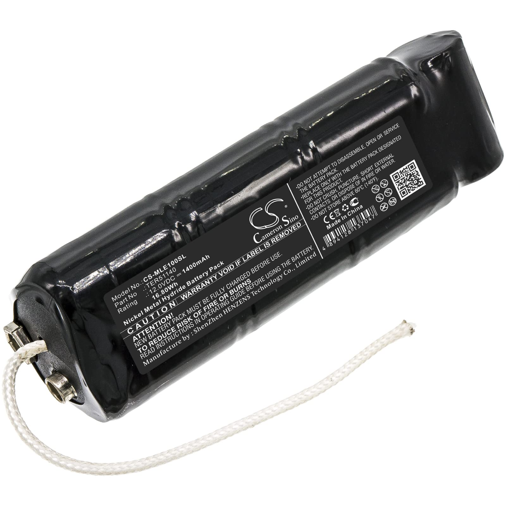 TECHTEK Batterie 1400mAh compatibile con [Minelab] Excalibur 1000, Excalibur 800