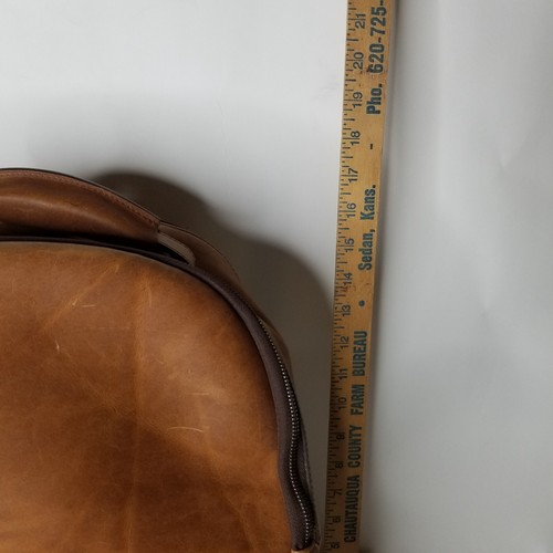 KORCHMAR - Lewis - Luxus klassischer Lederrucksack - braun - Bild 9 von 15