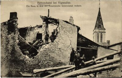 AK Vigneulles-les-Hattonchatel - Ein Haus - Ruinen (1036950)